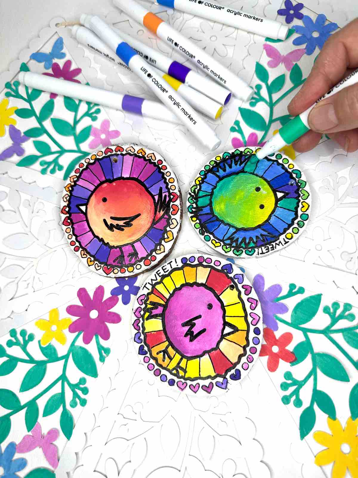 Life of Colour - Acrylic Markers - Set of 24