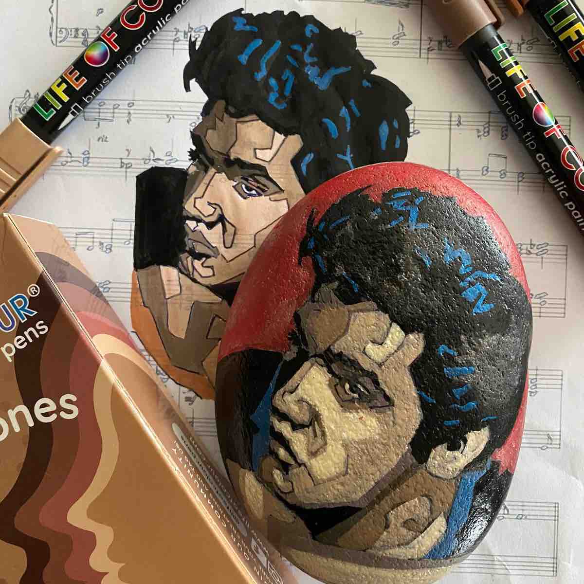 Life of Colour - Skin Tone Brush Tip Acrylic Paint Pens
