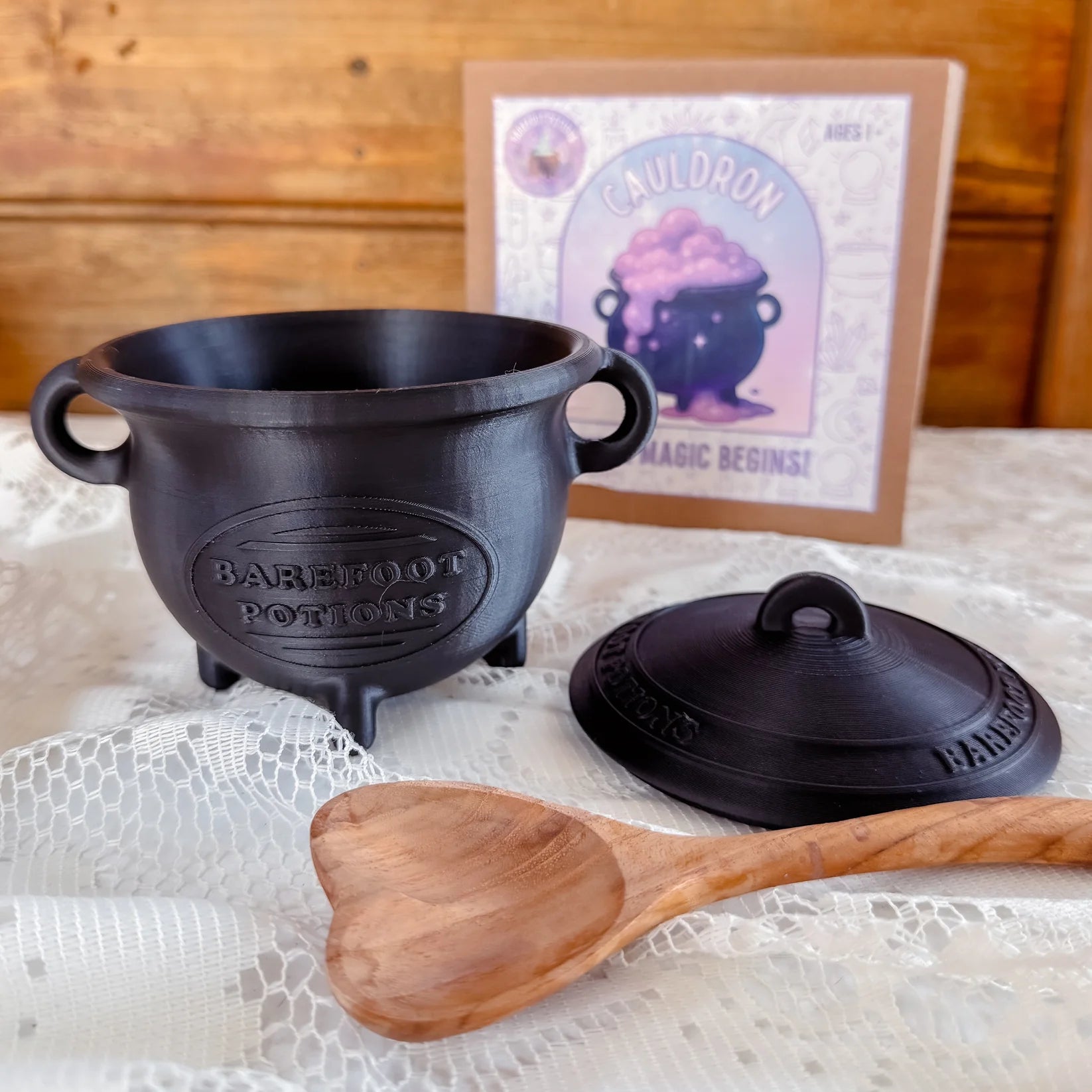 Barefoot Potions - Cauldron - Black