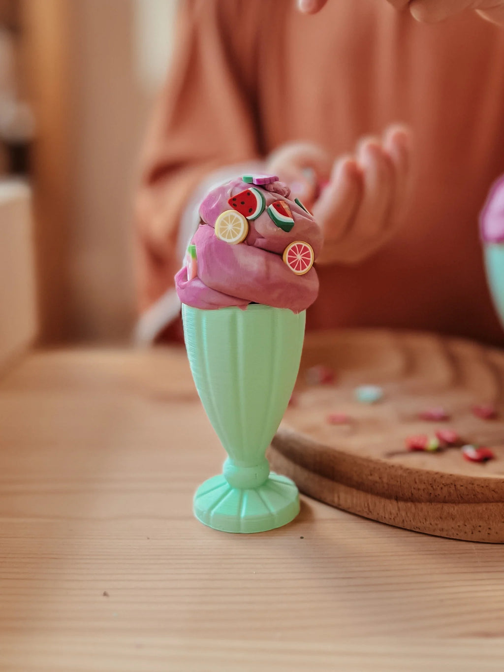 Beadie Bug Play Icecream Sundae Cup - Mint