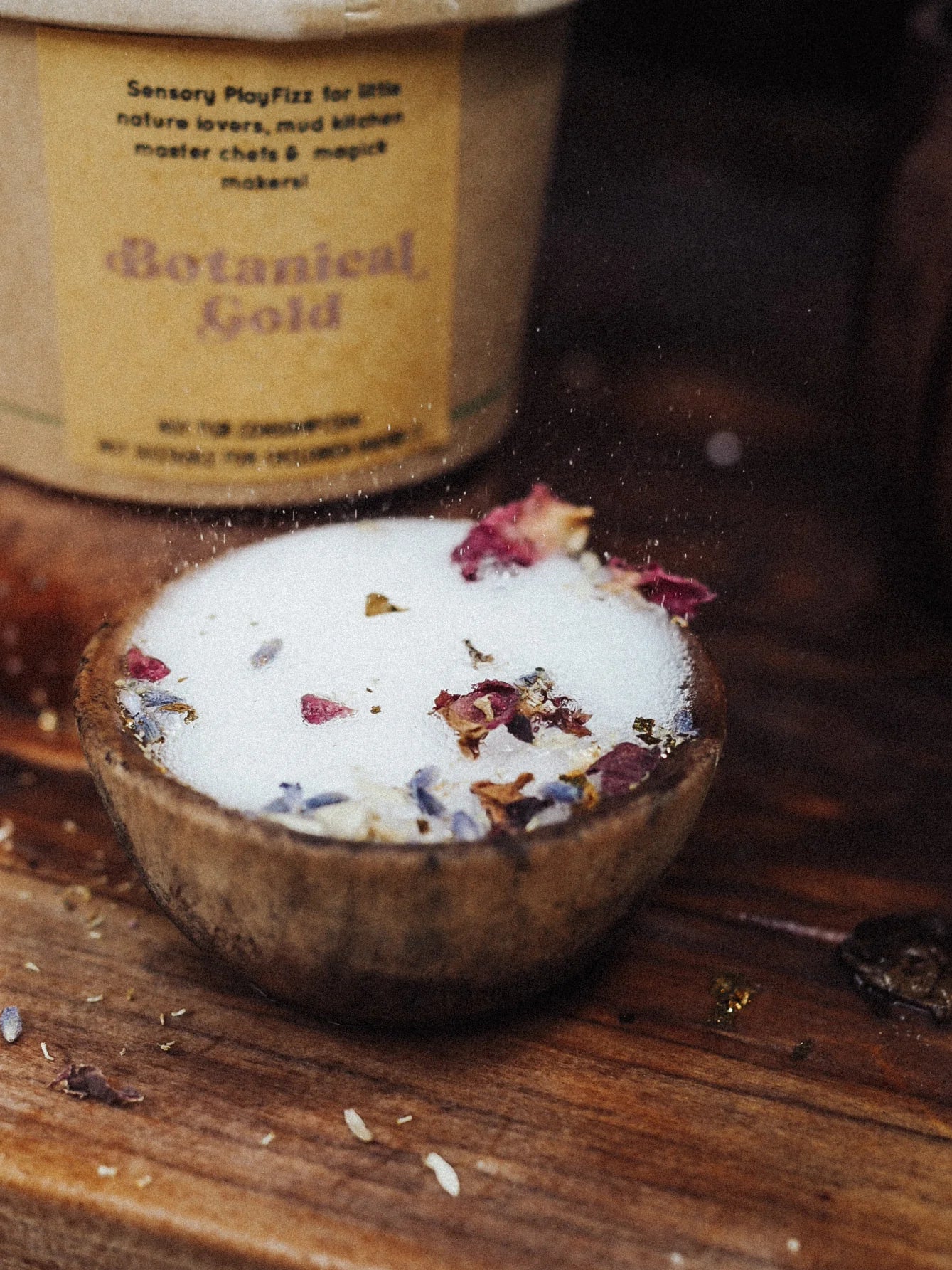 Wild Mountain Child - Botanical Gold PlayFizz Crumble Cup