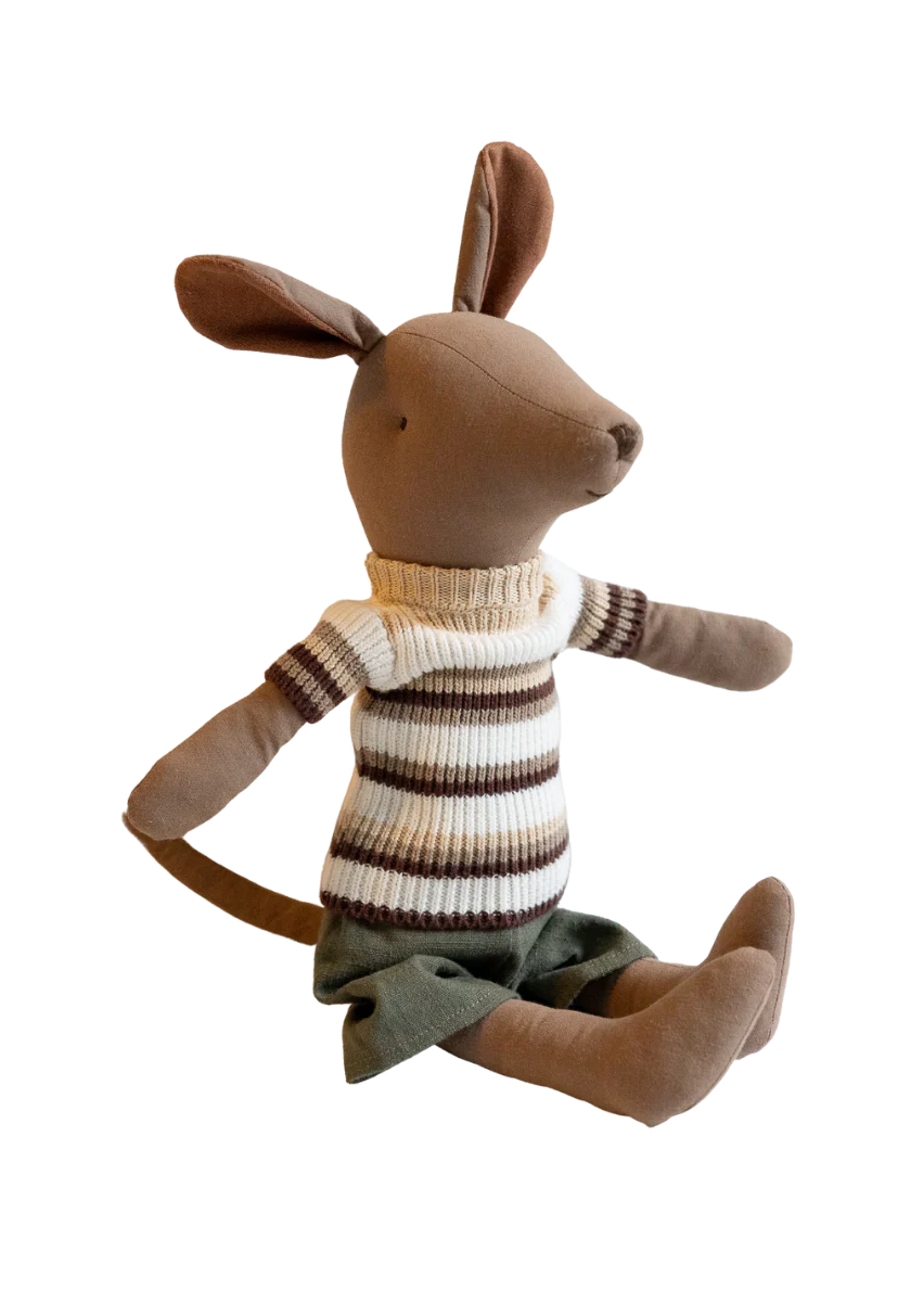 Rugaroo - My First Mate, Jack | Large Kangaroo Doll (Cotton Australian Plush Toy)