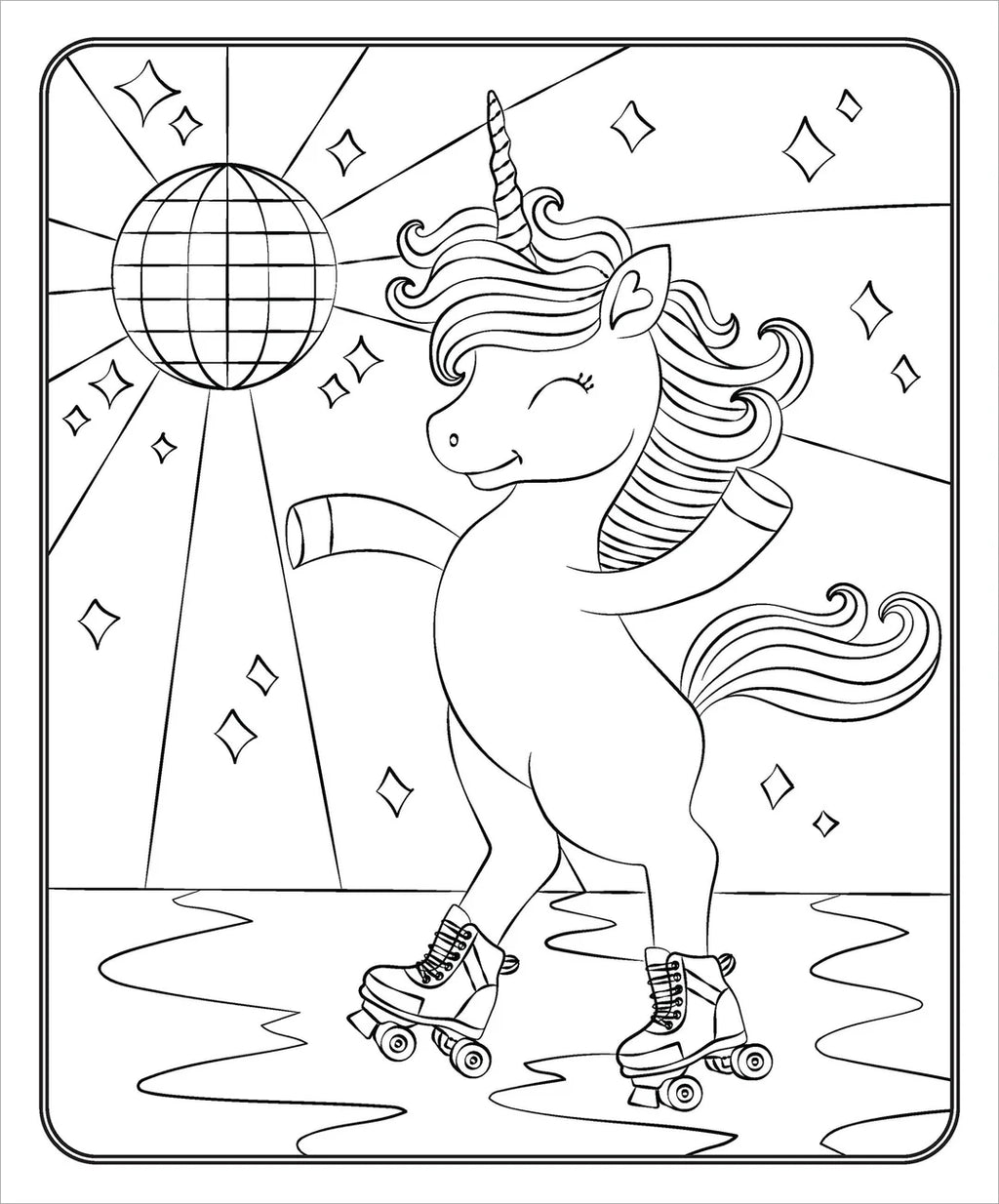 Book | Markerific - Activity Folder - Unicorn