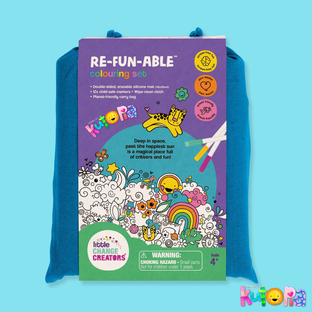 little Change Creators - KUTOPIA Re-FUN-able™ Colouring Set by Kasey Rainbow