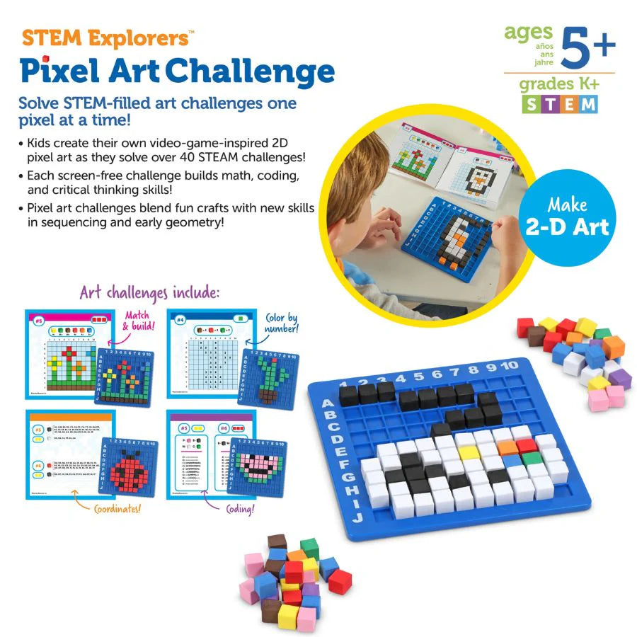 Learning Resources - Stem Explorers Pixel Art Challenge