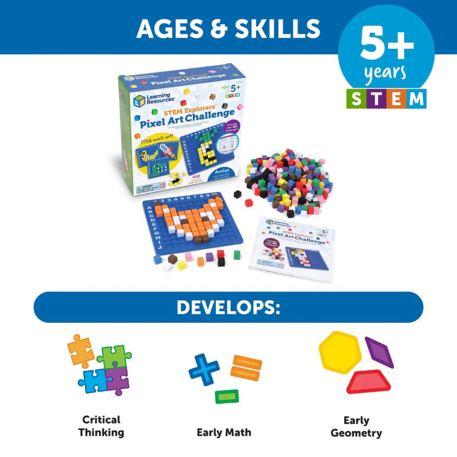 Learning Resources - Stem Explorers Pixel Art Challenge