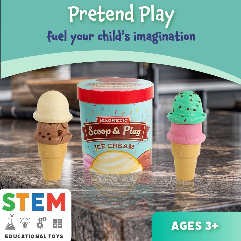 Popular Playthings - Magnetic Scoop & Play Ice Cream