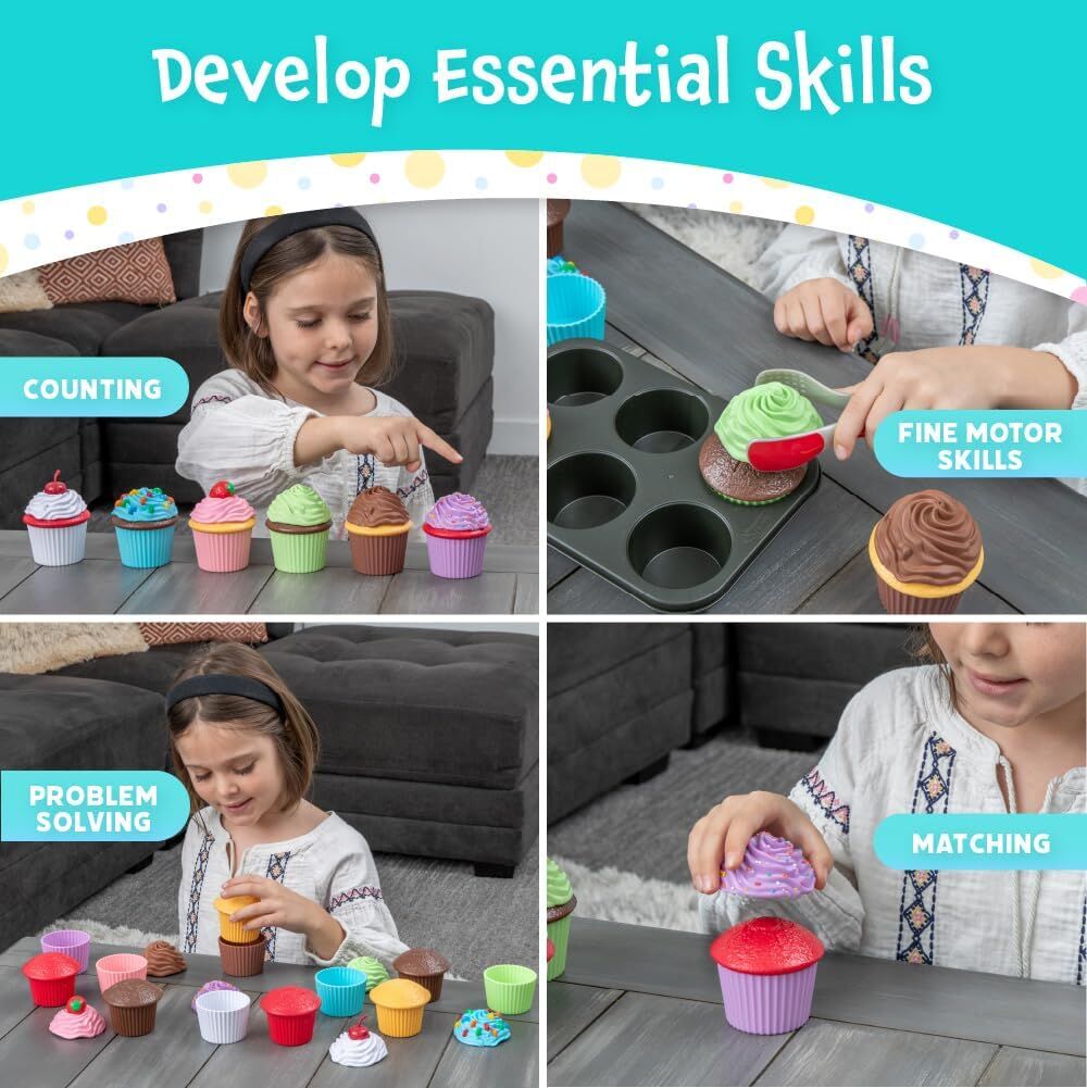 Popular Playthings - Magnetic Bake & Play Cupcakes