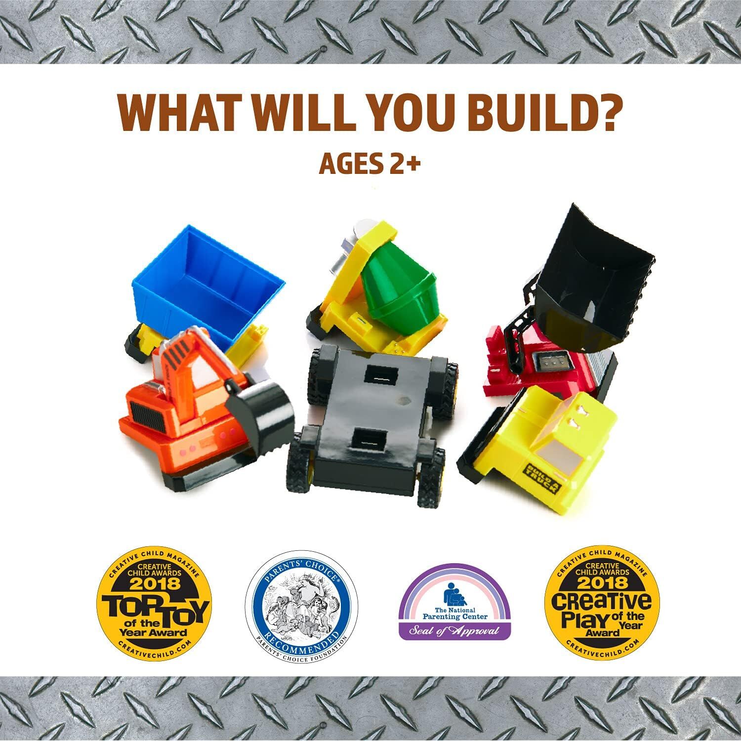 Popular Playthings - Magnetic: Build a Truck Construction