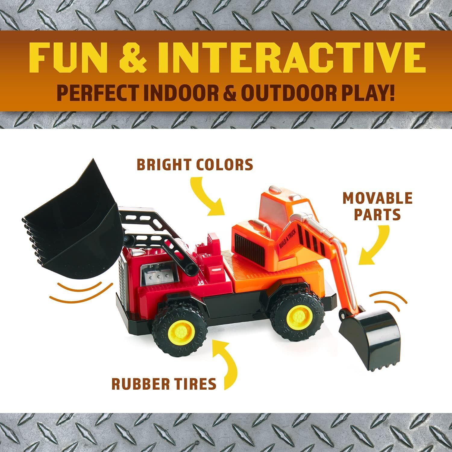 Popular Playthings - Magnetic: Build a Truck Construction