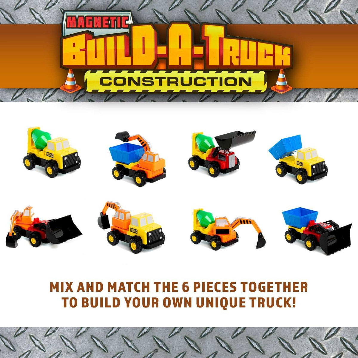 Popular Playthings - Magnetic: Build a Truck Construction
