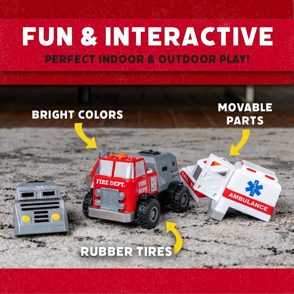 Popular Playthings - Magnetic: Build a Truck RESCUE