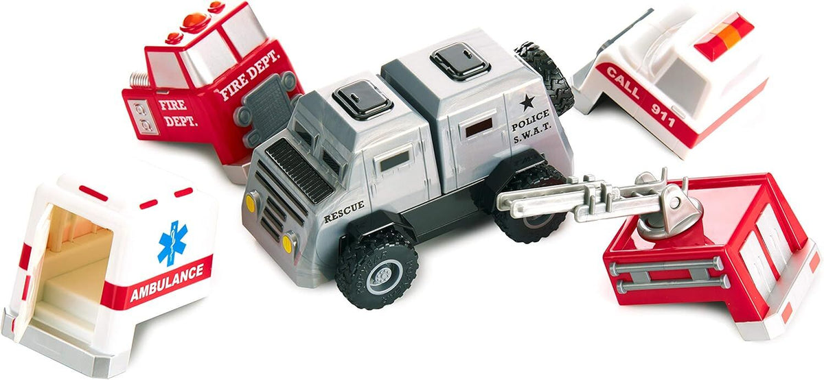 Popular Playthings - Magnetic: Build a Truck RESCUE