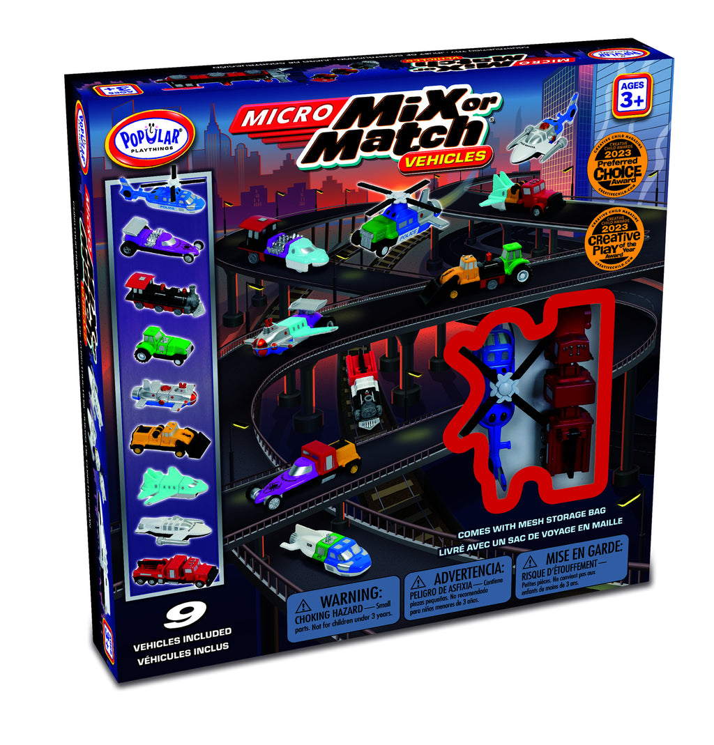Popular Playthings - Micro Mix or Match Vehicles | Deluxe Set 2
