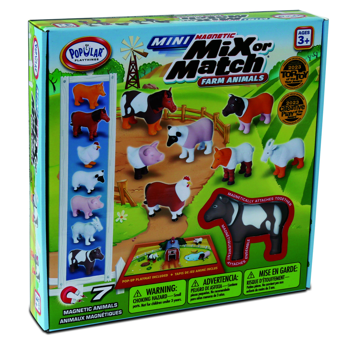 Popular Playthings - Mini Magnetic | Mix or Match Farm Animals