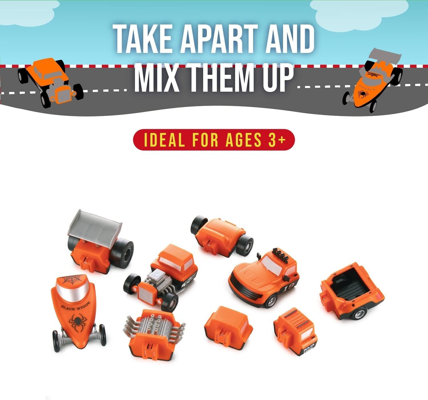 Popular Playthings - Mix or Match Vehicles | Race Cars