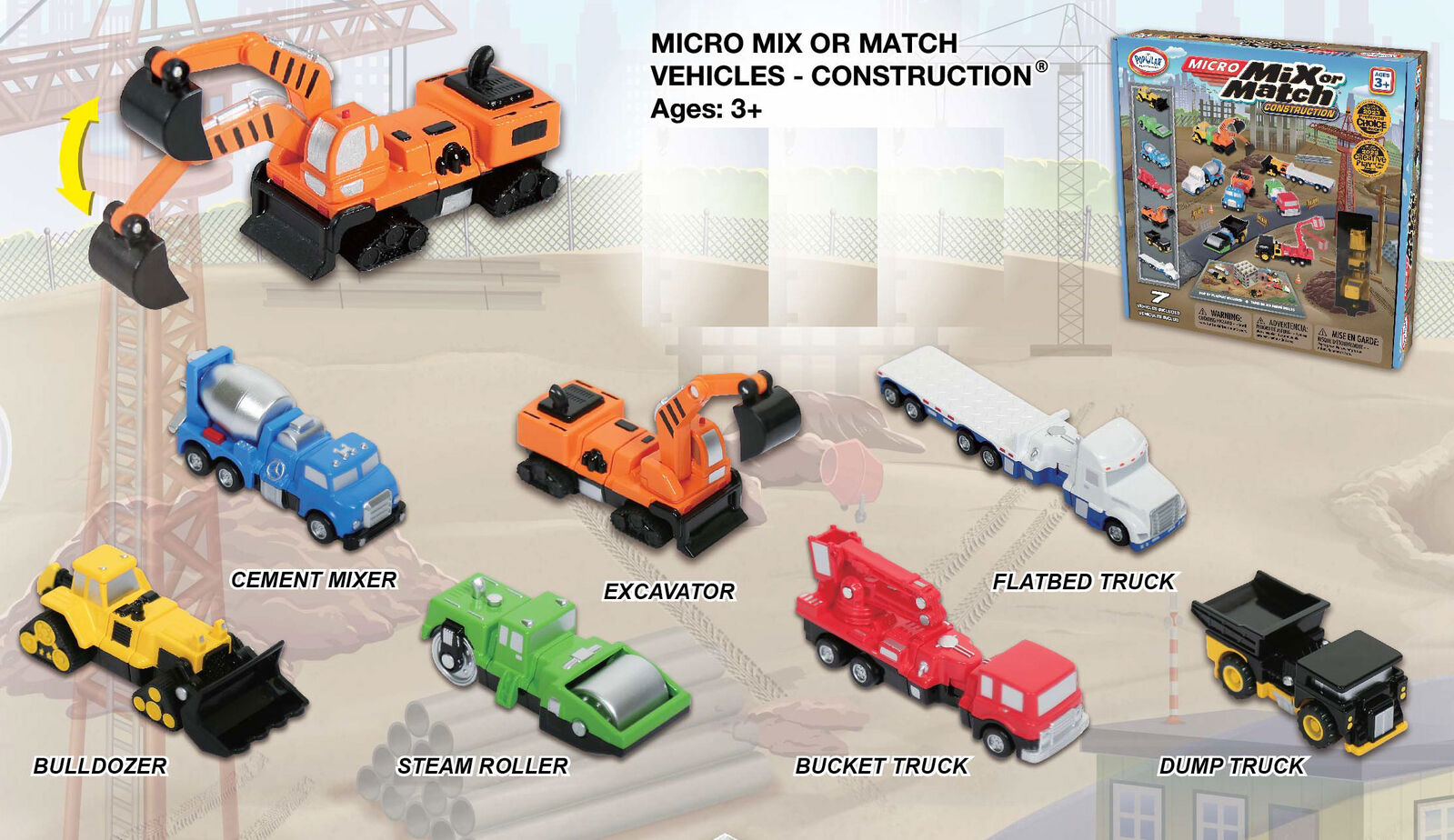 Popular Playthings - MICRO Click | Mix or Match Construction