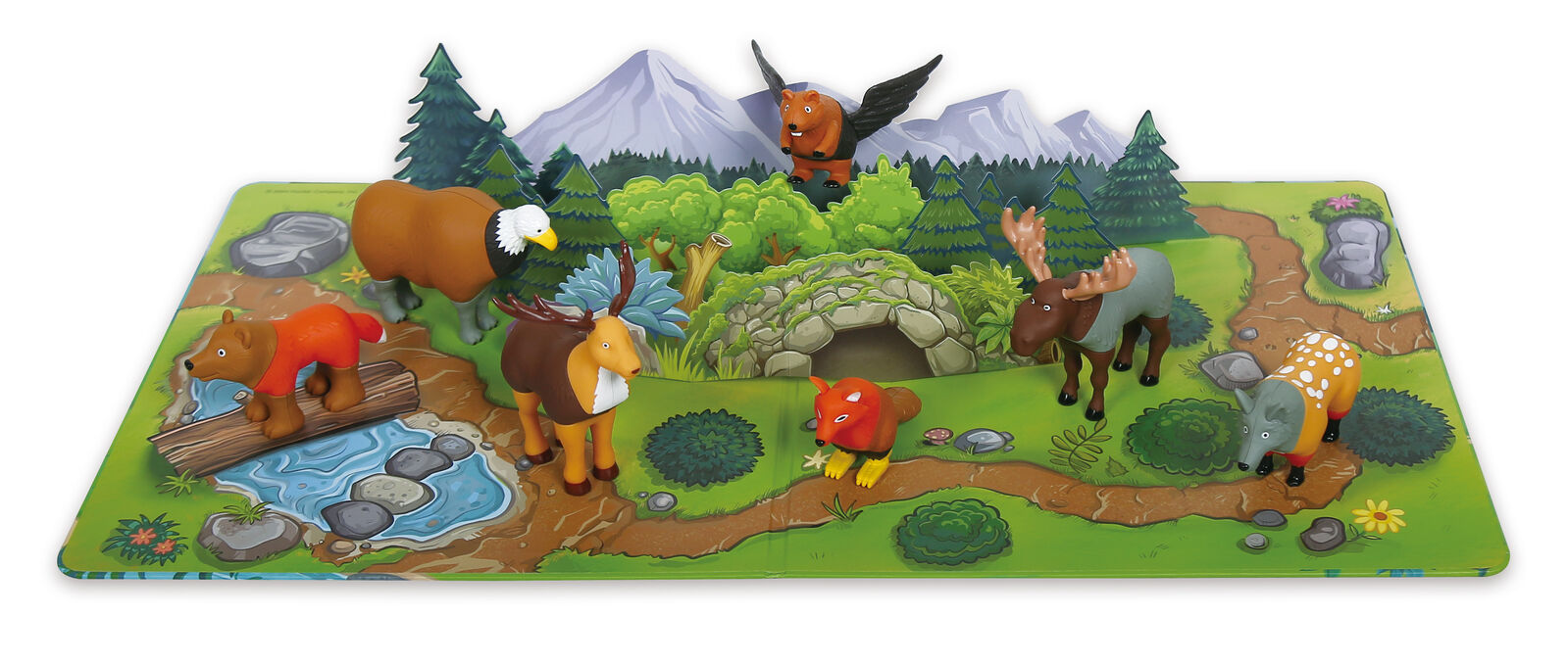 Popular Playthings - Mini Magnetic | Mix or Match Forest Animals