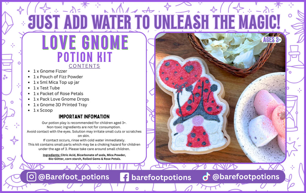 Barefoot Potions - Love Gnome Potion Kit