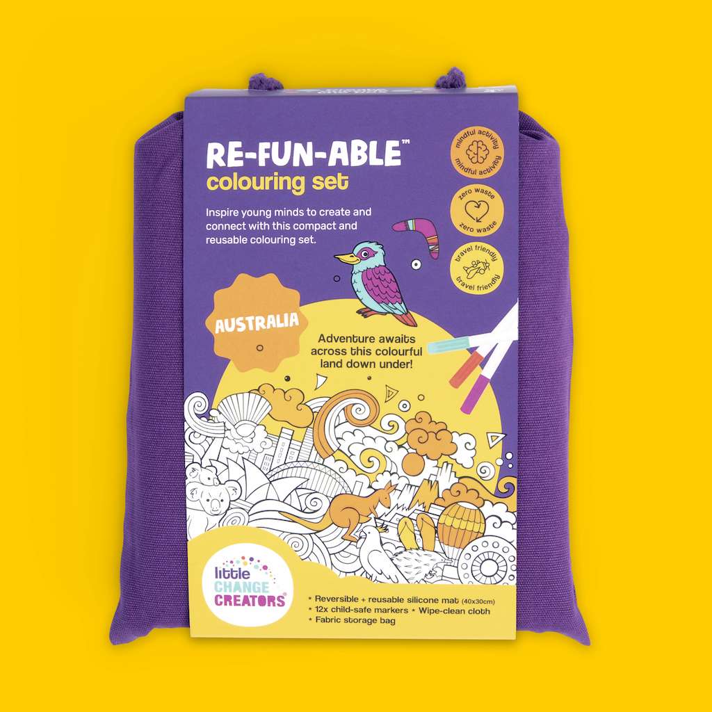little Change Creators - AUSTRALIA Re-FUN-able™ Colouring Set