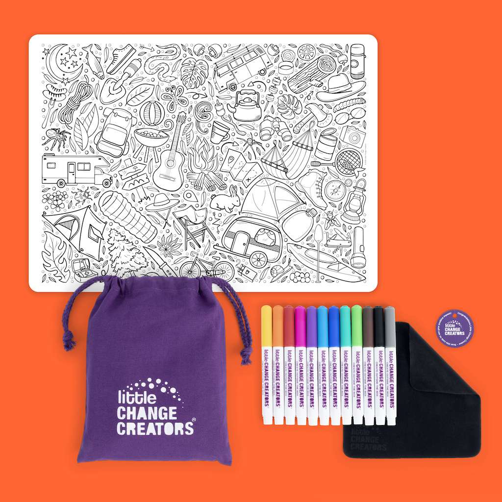 little Change Creators - OUTBACK Re-FUN-able™ Colouring Set