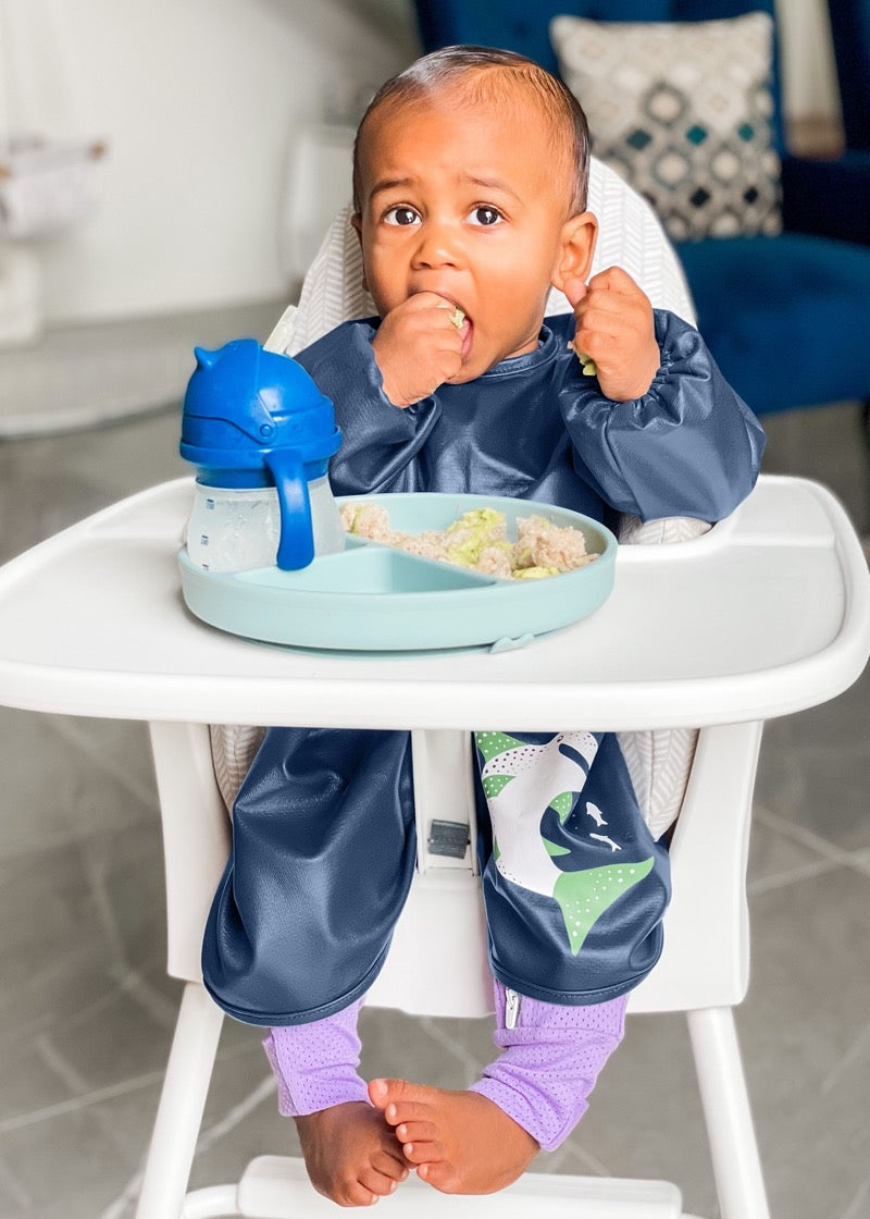 Little Chomps - Messy Mealtime (Toddler) Smock: 8mths to 2+yrs