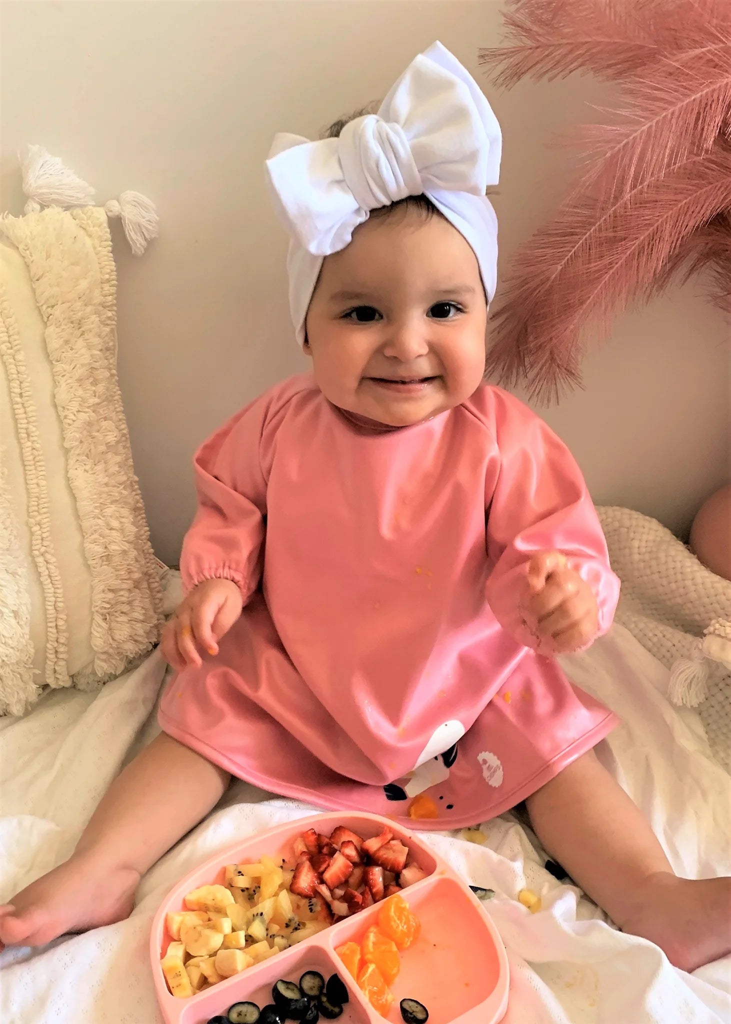 Little Chomps - Messy Mealtime (Starter) Smock: 0-8+mths