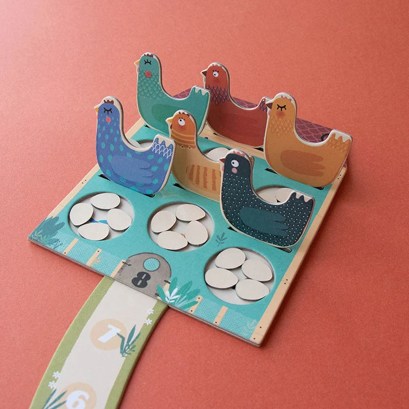Londji Cooperative Pocket Game- Cluck, Cluck, The Fox!