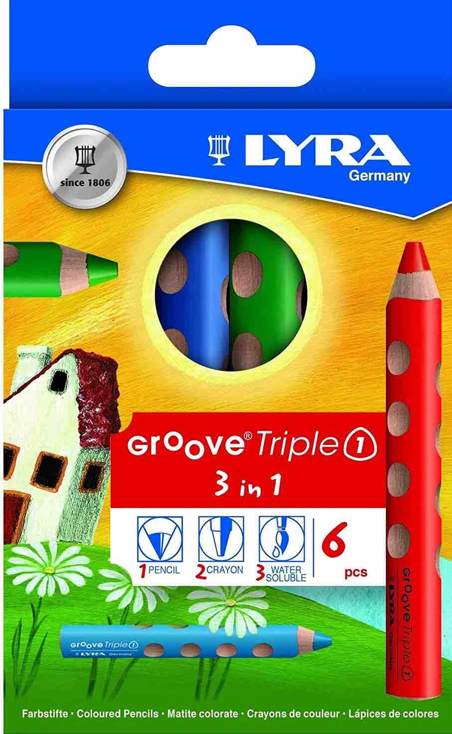Lyra Pencils Groove Triple One 6