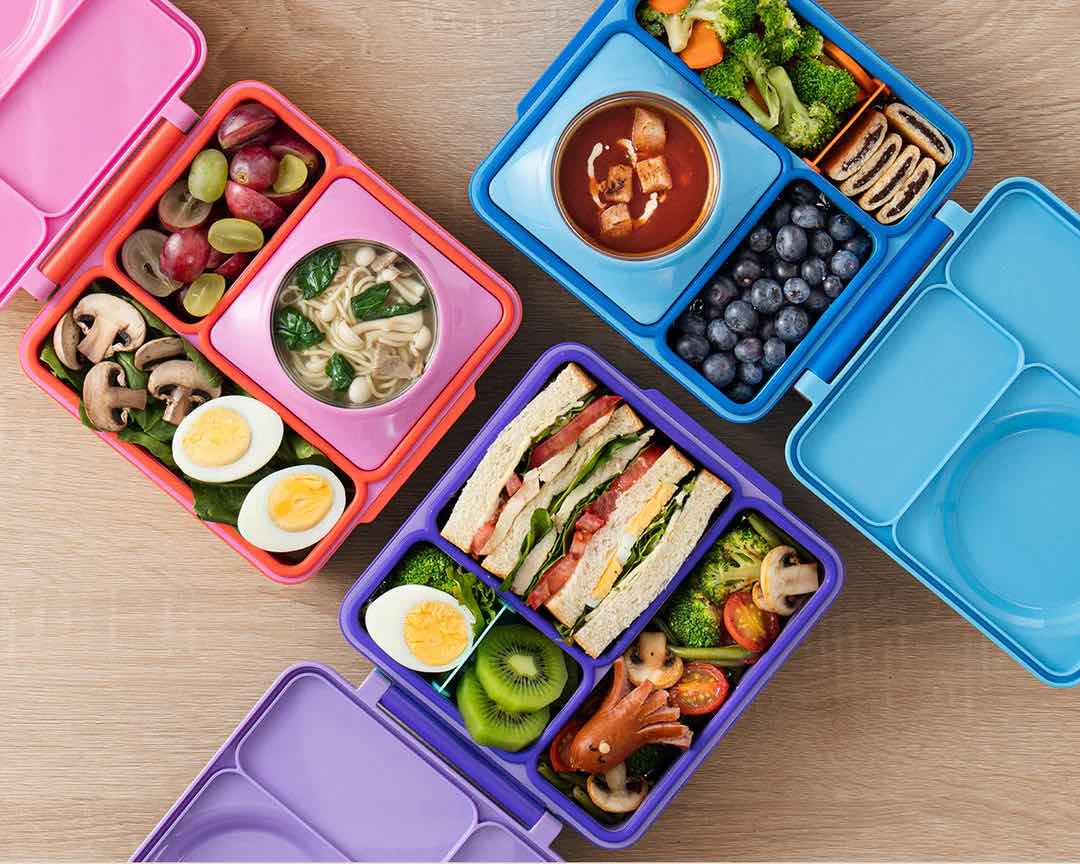 OmieBox Hot & Cold Lunch Box V2 - Pink Berry