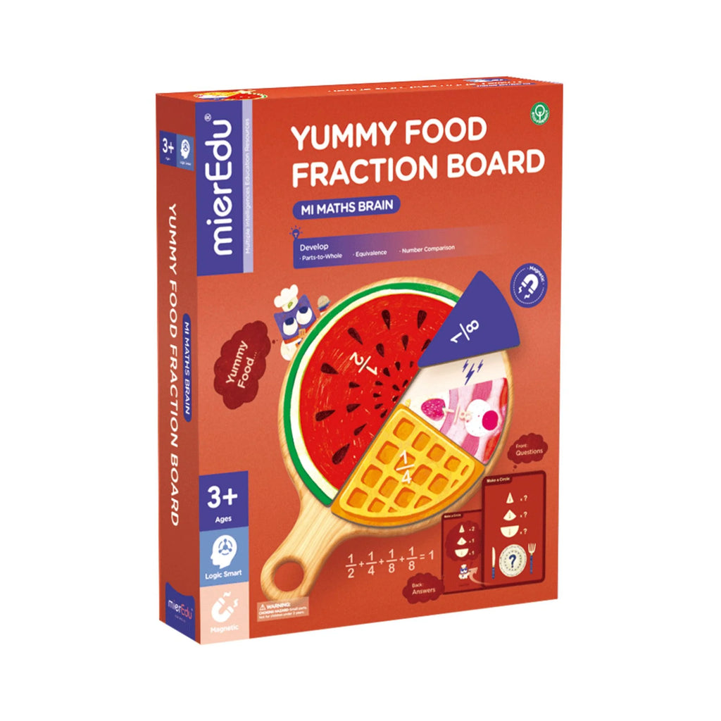MierEdu - MI Maths Brain - Yummy Food Fraction Board