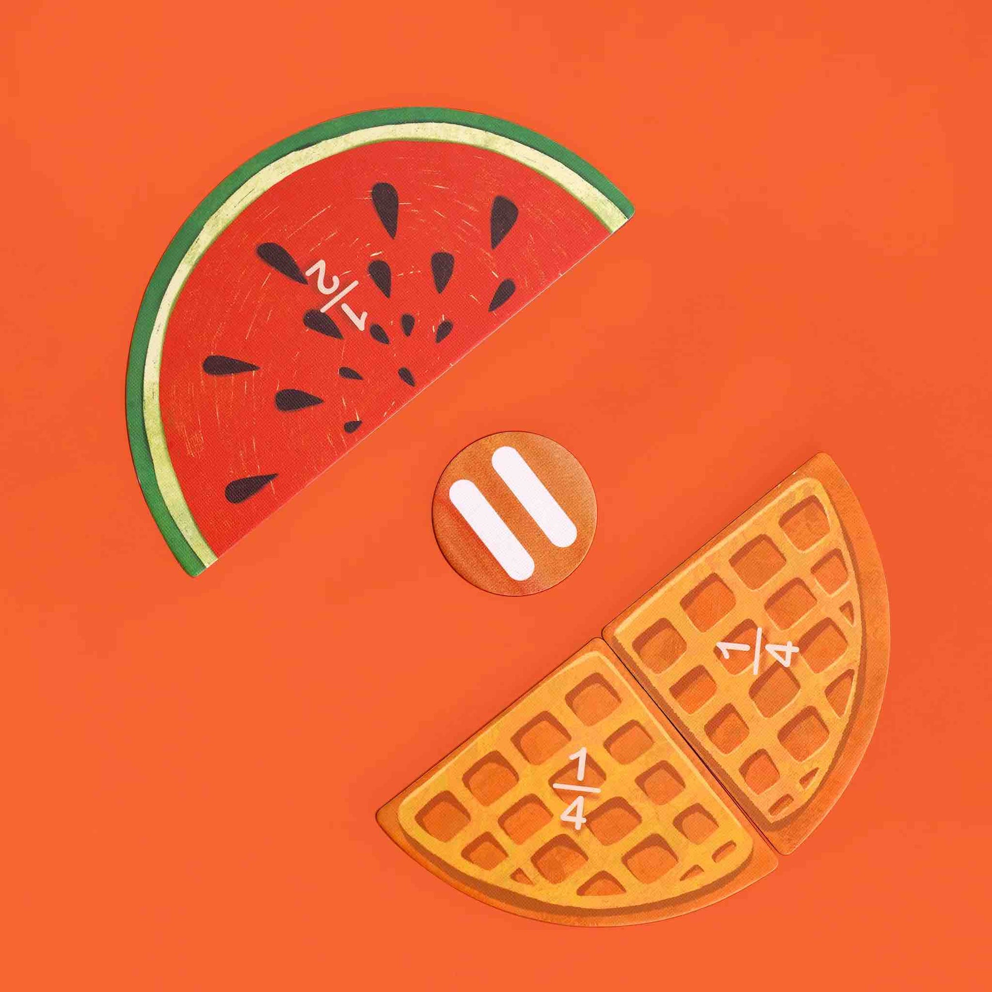 MierEdu - MI Maths Brain - Yummy Food Fraction Board