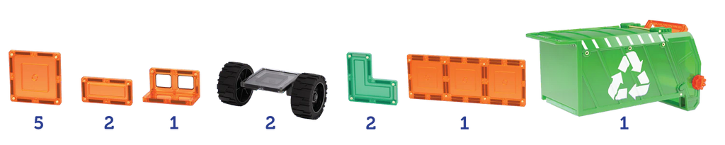 Tile Tek - 14 Piece Mega Recycling Truck