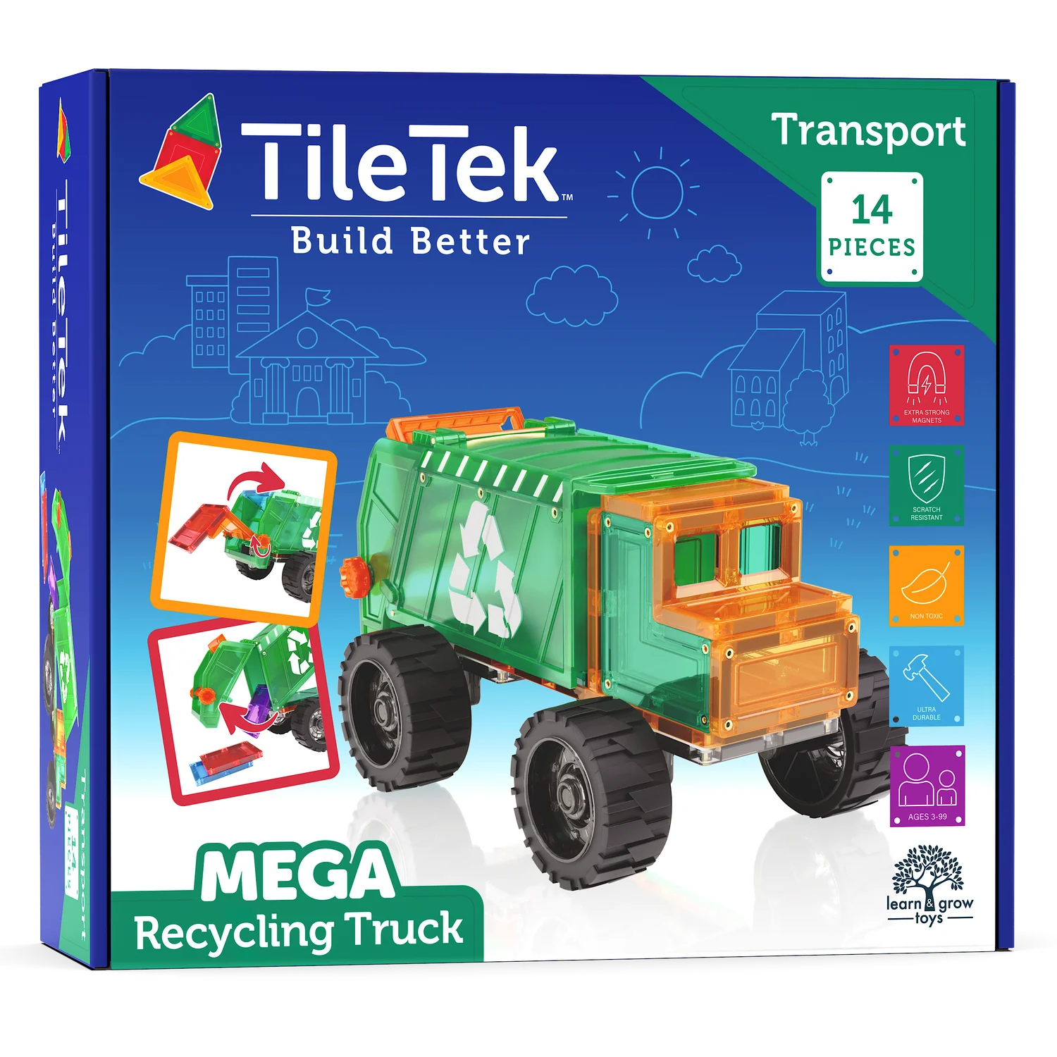 Tile Tek - 14 Piece Mega Recycling Truck