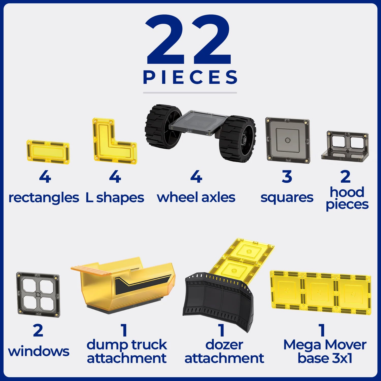 Tile Tek - 22 Piece Mega Earth Mover