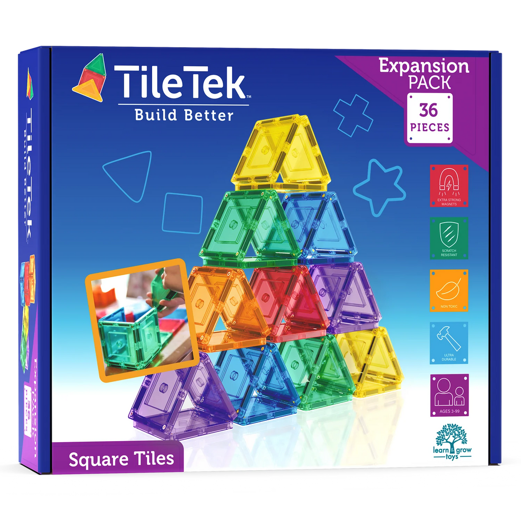 Tile Tek - 36 Piece Square Tiles