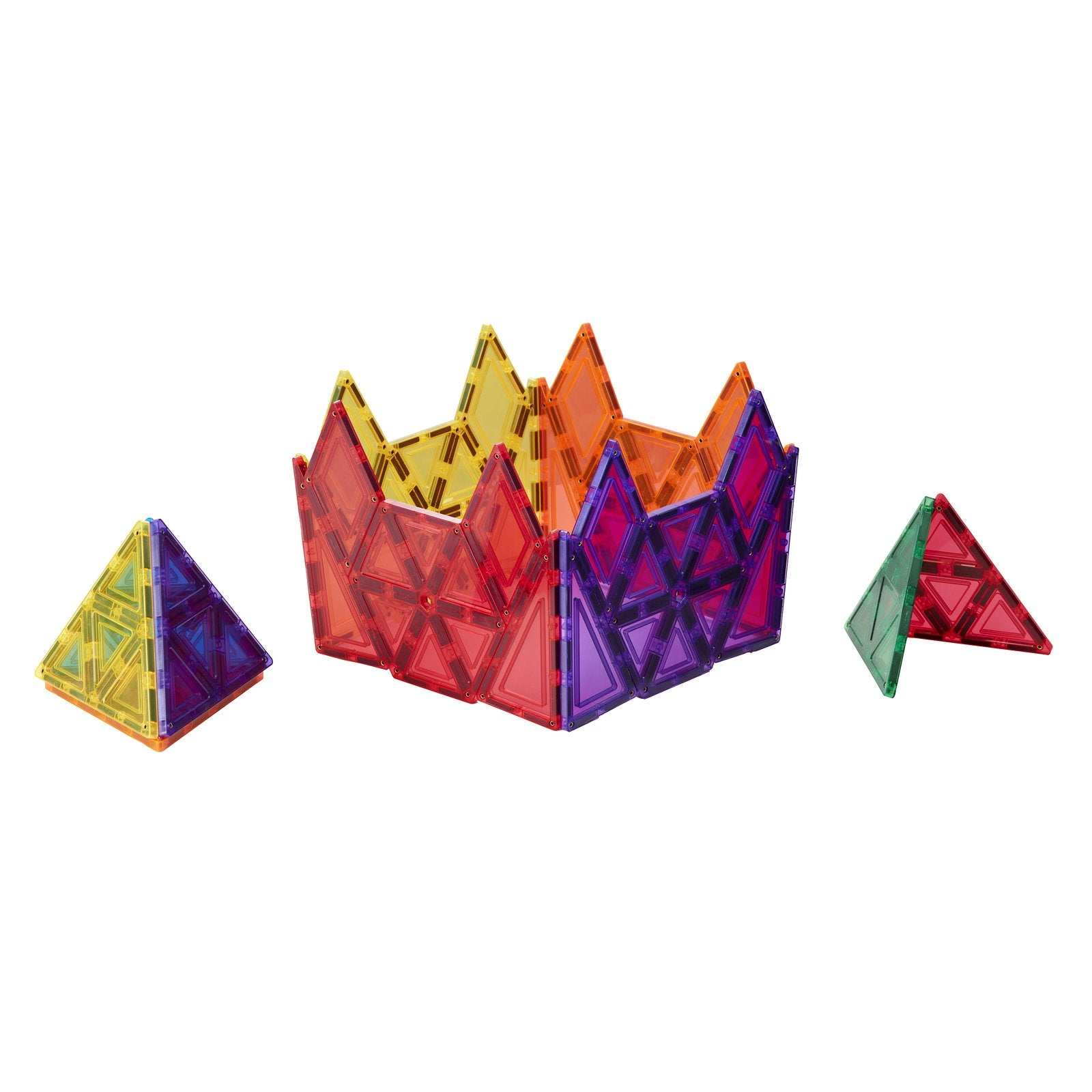 Learn & Grow Magnetic Tiles – Geometric Pack (36 Piece)