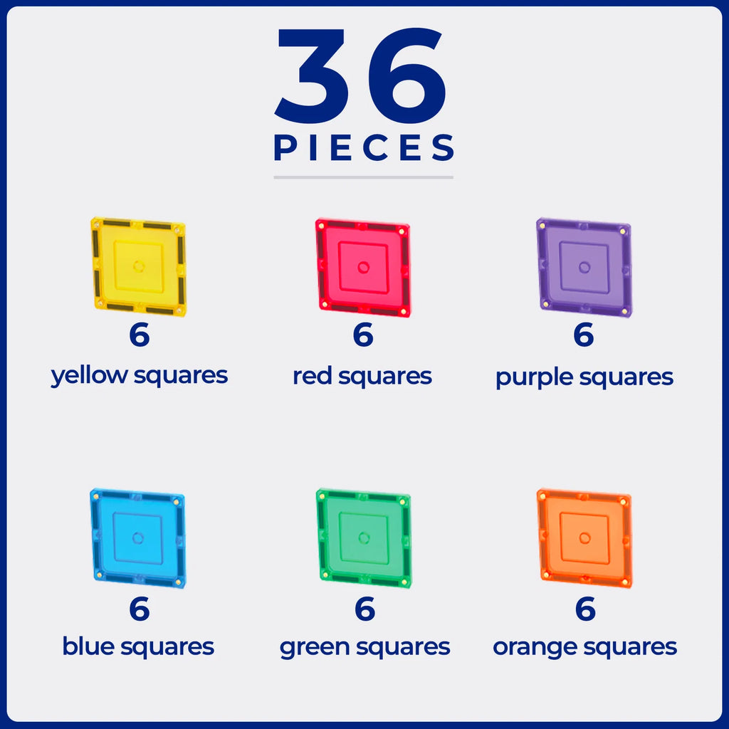 Tile Tek - 36 Piece Square Tiles