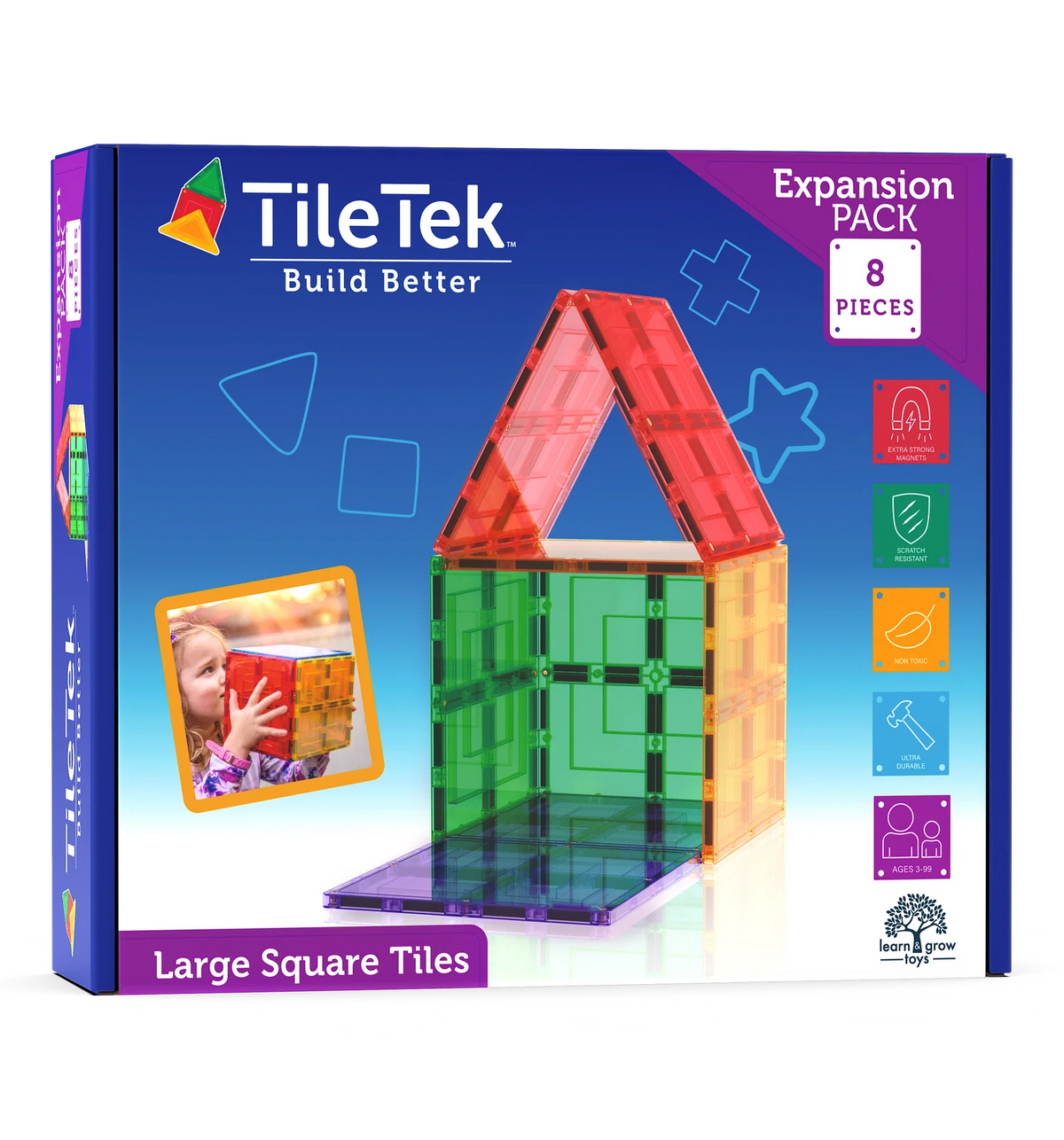 TileTek - 8 Piece Large Square Tiles