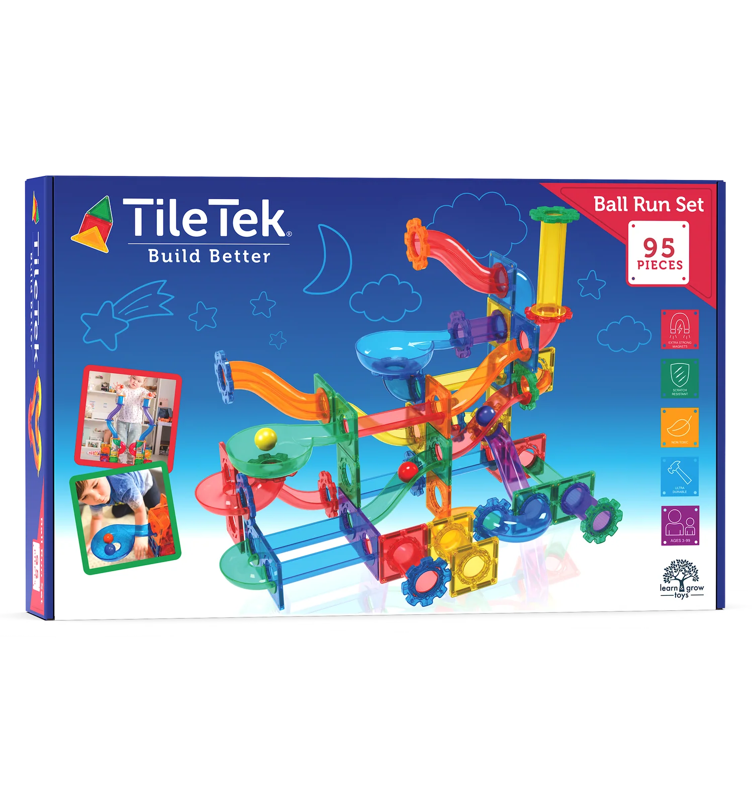 Tile Tek - 95 Piece Ball Run