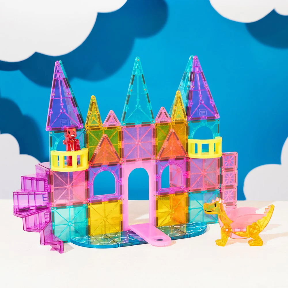 Magna Tiles - Castle DLX + microMAGS 48 Pcs Set