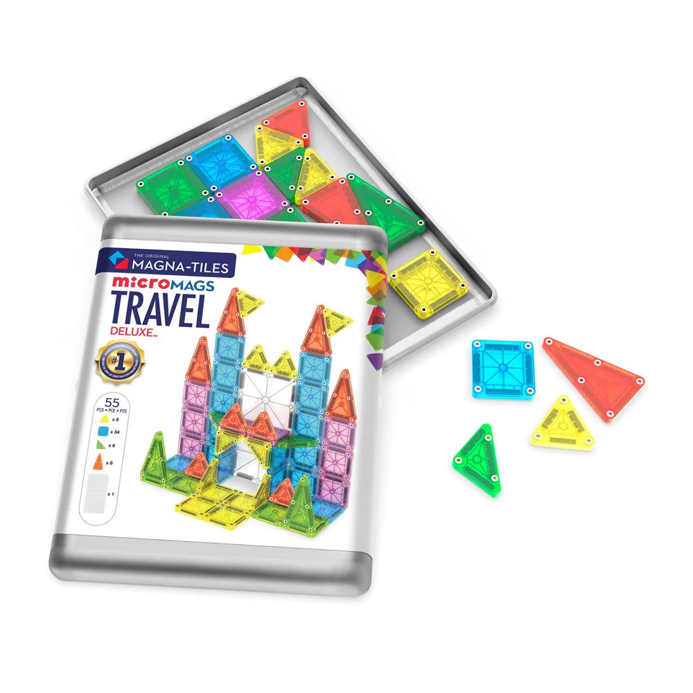 Magna Tiles - microMAGS Travel Set Deluxe - 55 Piece