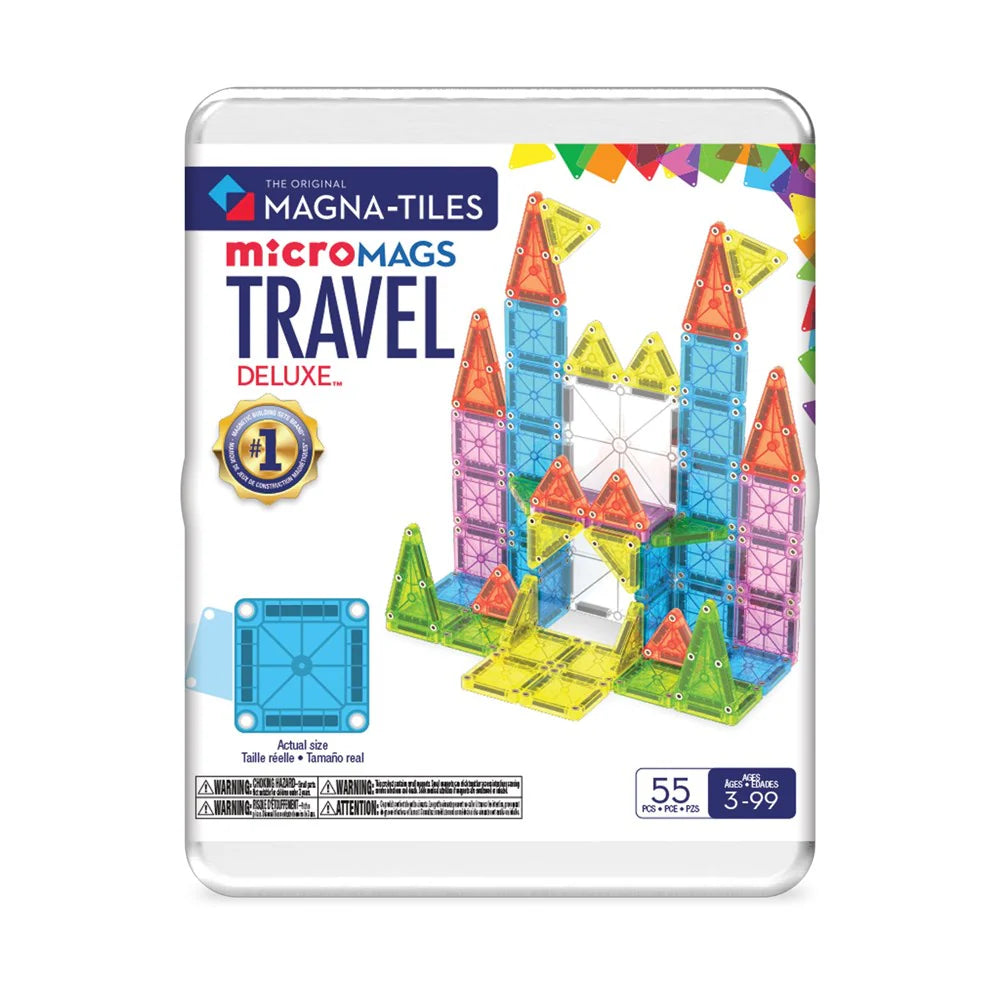 Magna Tiles - microMAGS Travel Set Deluxe - 55 Piece