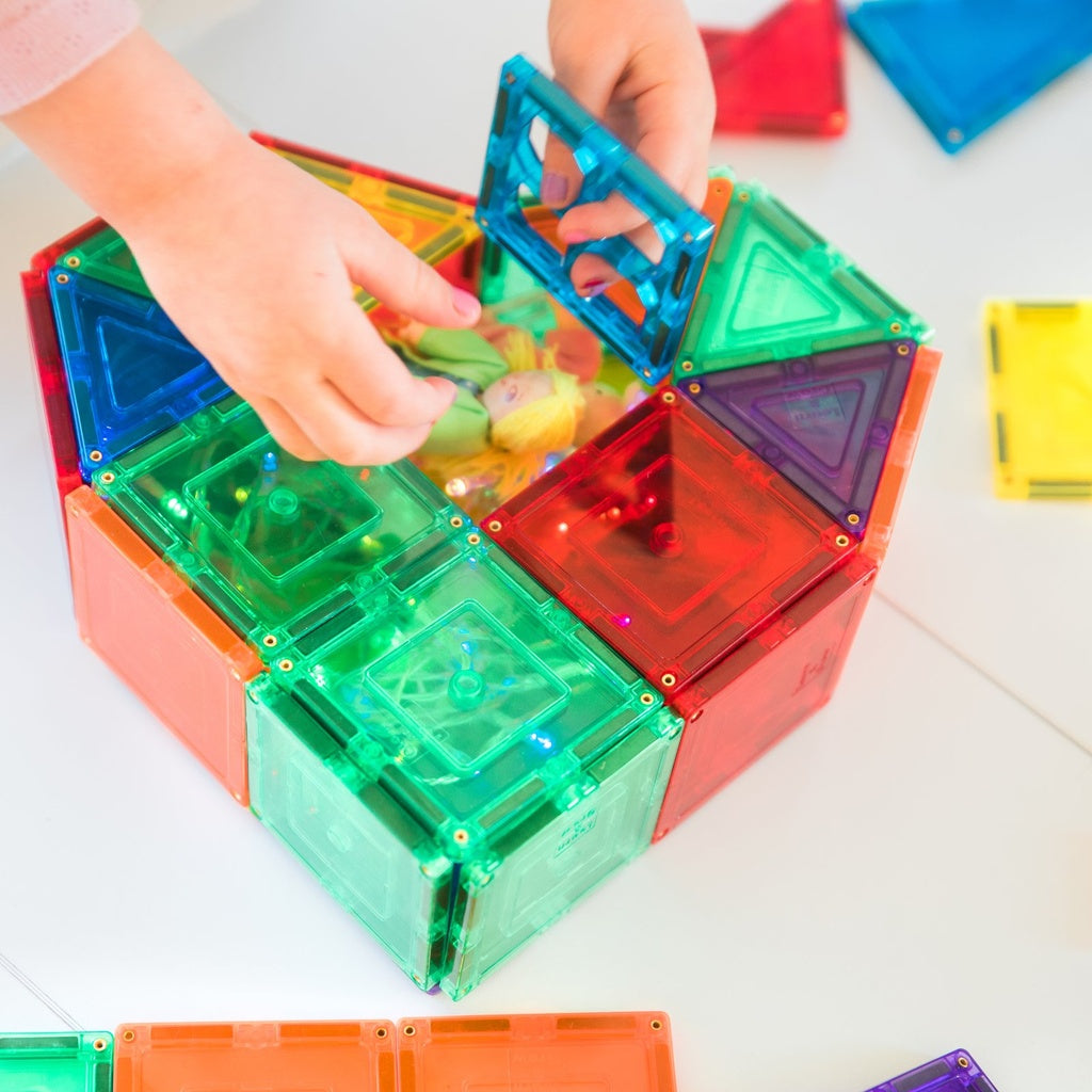 Learn & Grow Magnetic Tiles – Base Pack (64 Piece)