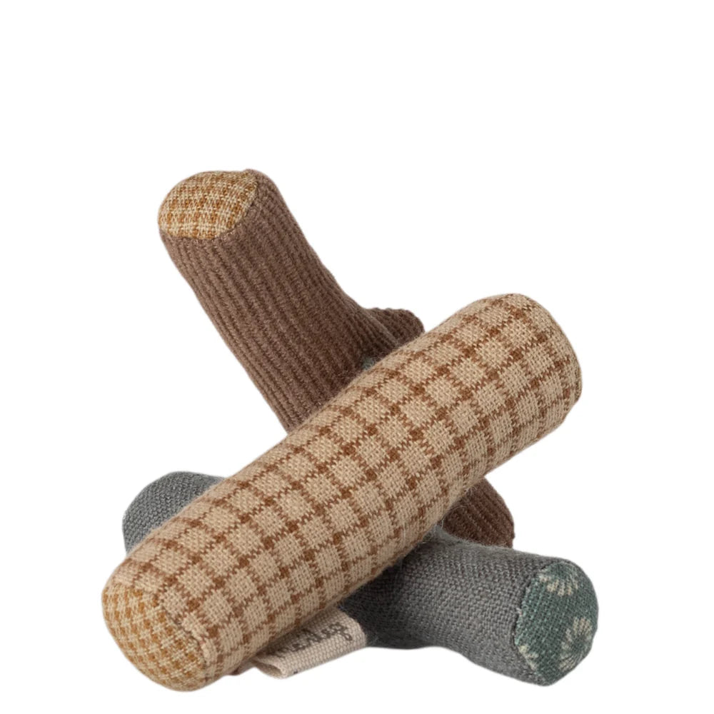 Maileg Bonfire Set for Hiker Mouse