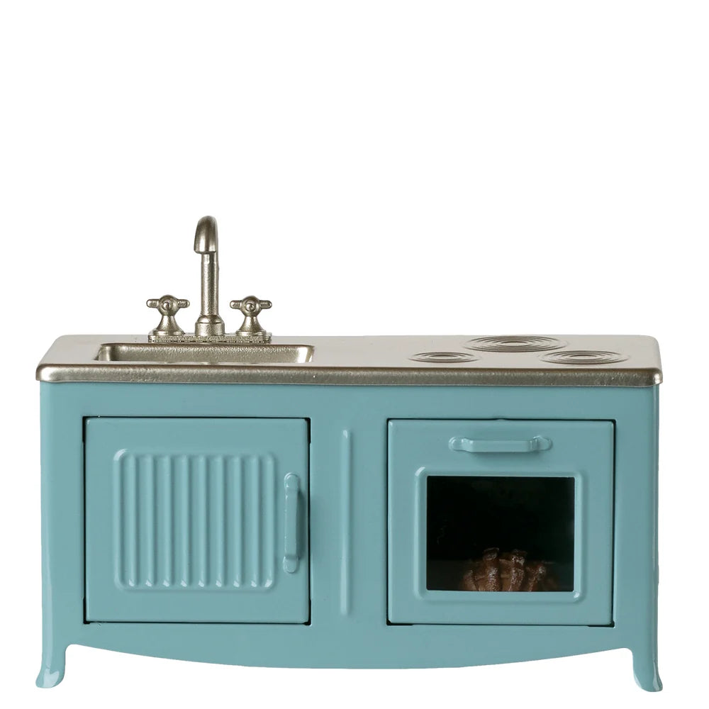 Maileg Kitchen Mouse Blue