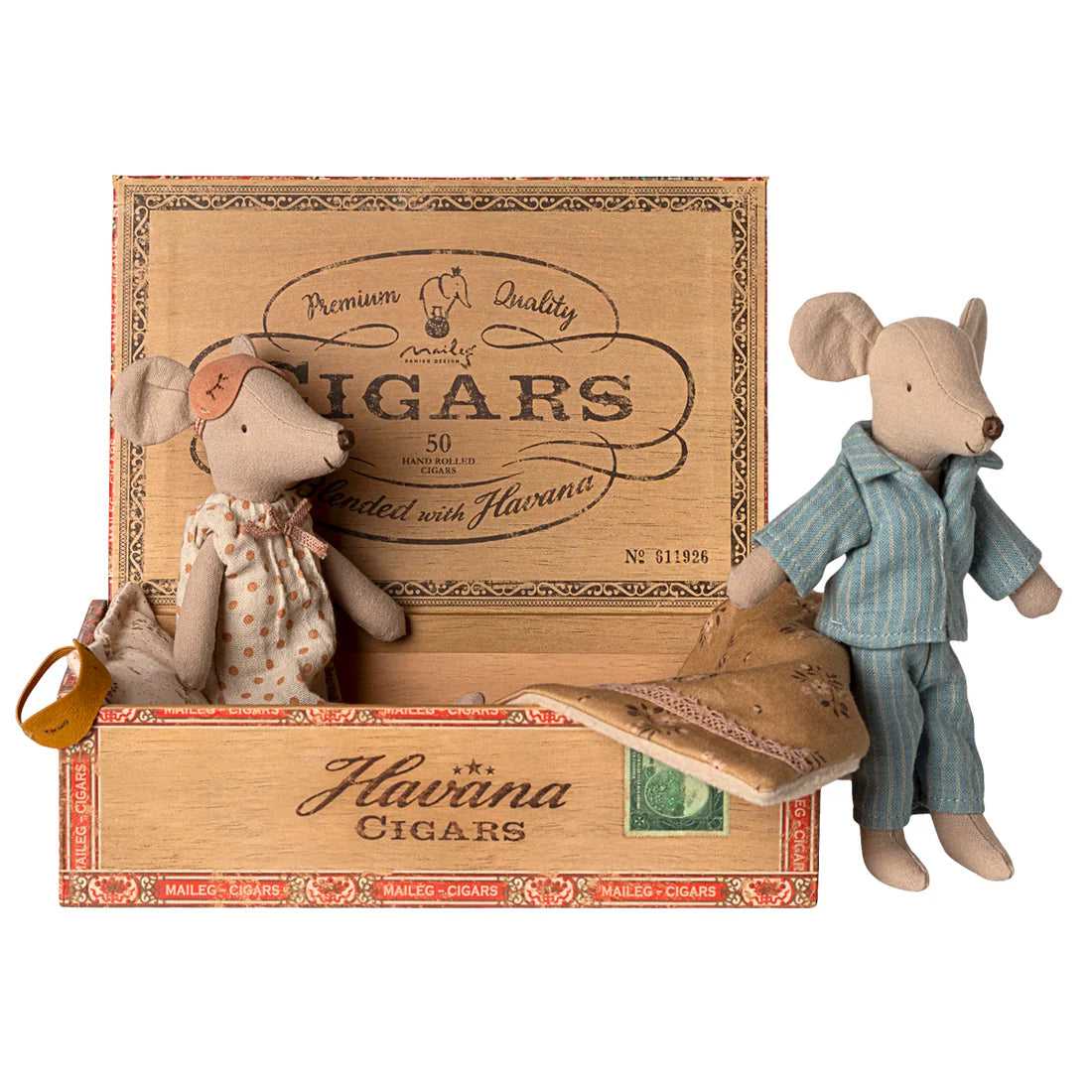 Maileg Mum & Dad Mice in Box 2025