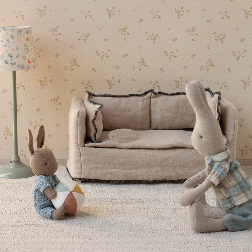 Mircro Rabbit Maileg Rabbit Set Micro Brown Blue – Bambi Bunny Co