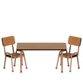 Maileg Table and Chair Set Mouse Dark Powder