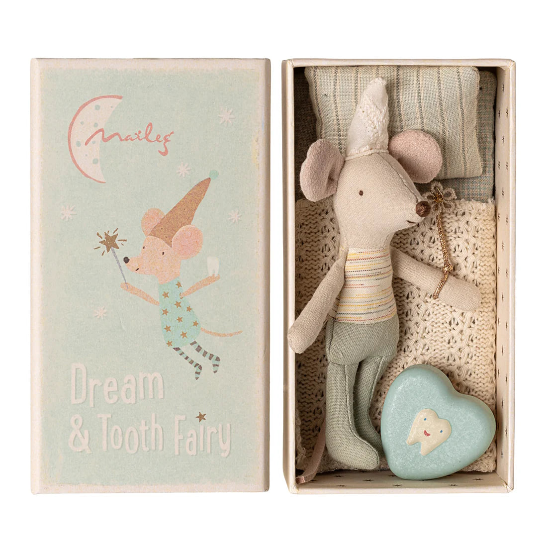 Maileg Tooth Fairy Mouse Little Brother in box